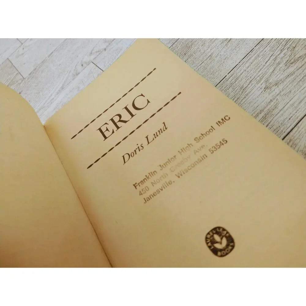 Eric - by Doris Lund - Dell Paperback - (Acceptable) - Third Laurel Leaf Library